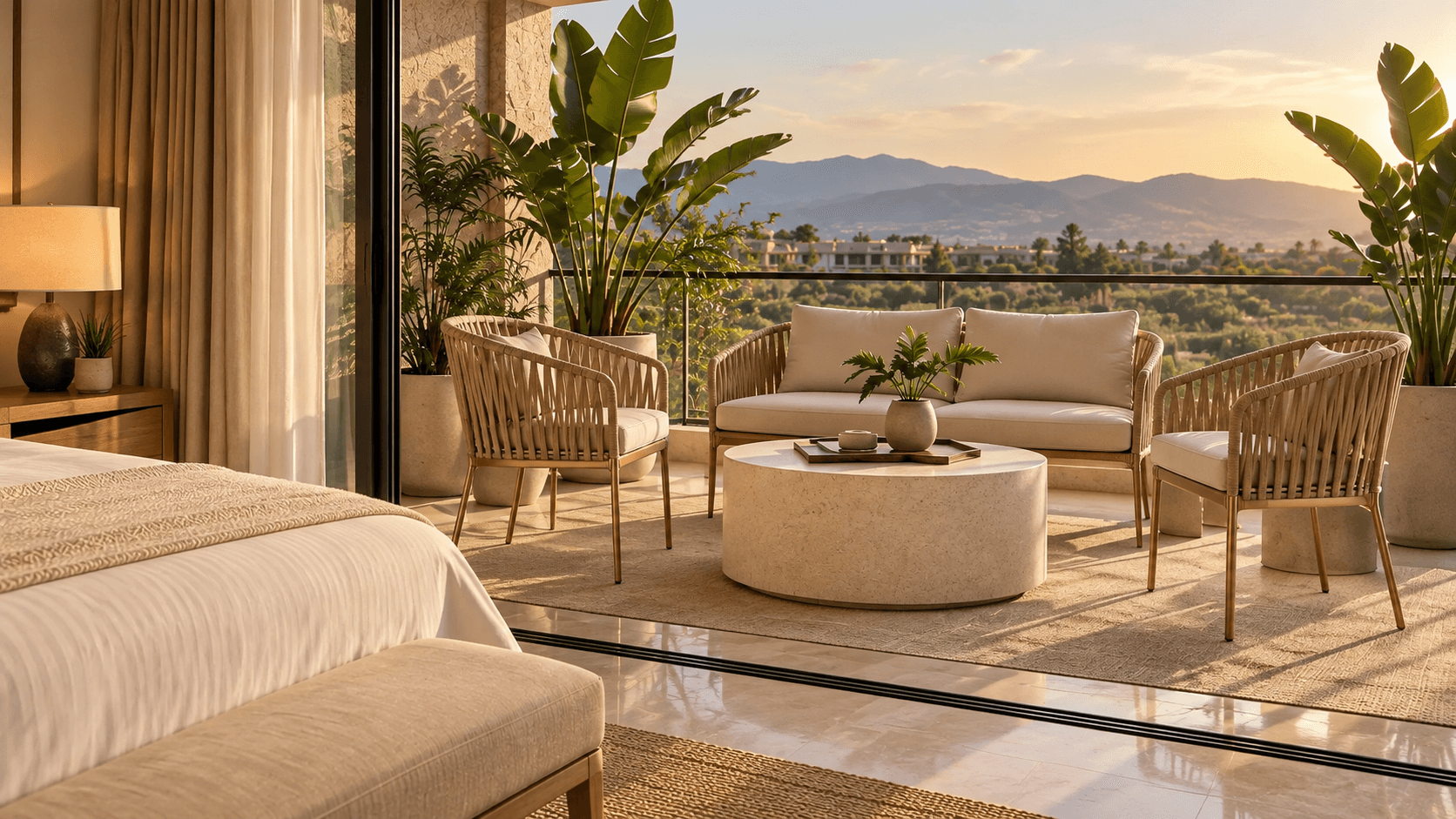 Mobiliario para terrazas y balcones